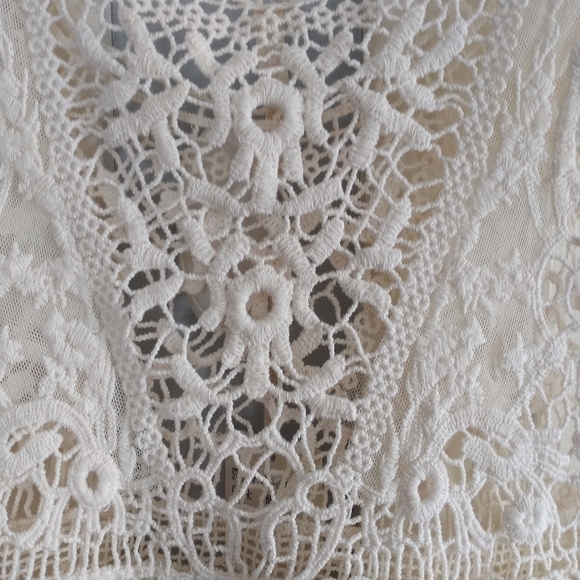 RAGA Beige Crochet Top XS - Picture 7 of 14